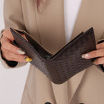 Bottega Veneta Chocolate Intrecciato PM Notebook Cover - FashioNica