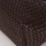 Bottega Veneta Chocolate Intrecciato Small Cabat w/ Pouch - FashioNica