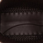 Bottega Veneta Chocolate Intrecciato Small Cabat with Pouch - FashioNica