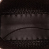 Bottega Veneta Chocolate Intrecciato Small Cabat with Pouch - FashioNica
