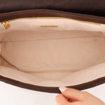 Bottega Veneta Chocolate Intrecciato Turnlock Top Handle Bag - FashioNica