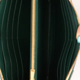 Bottega Veneta Emerald Green Casette Zipped Short Wallet - FashioNica