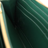 Bottega Veneta Emerald Green Casette Zipped Short Wallet - FashioNica