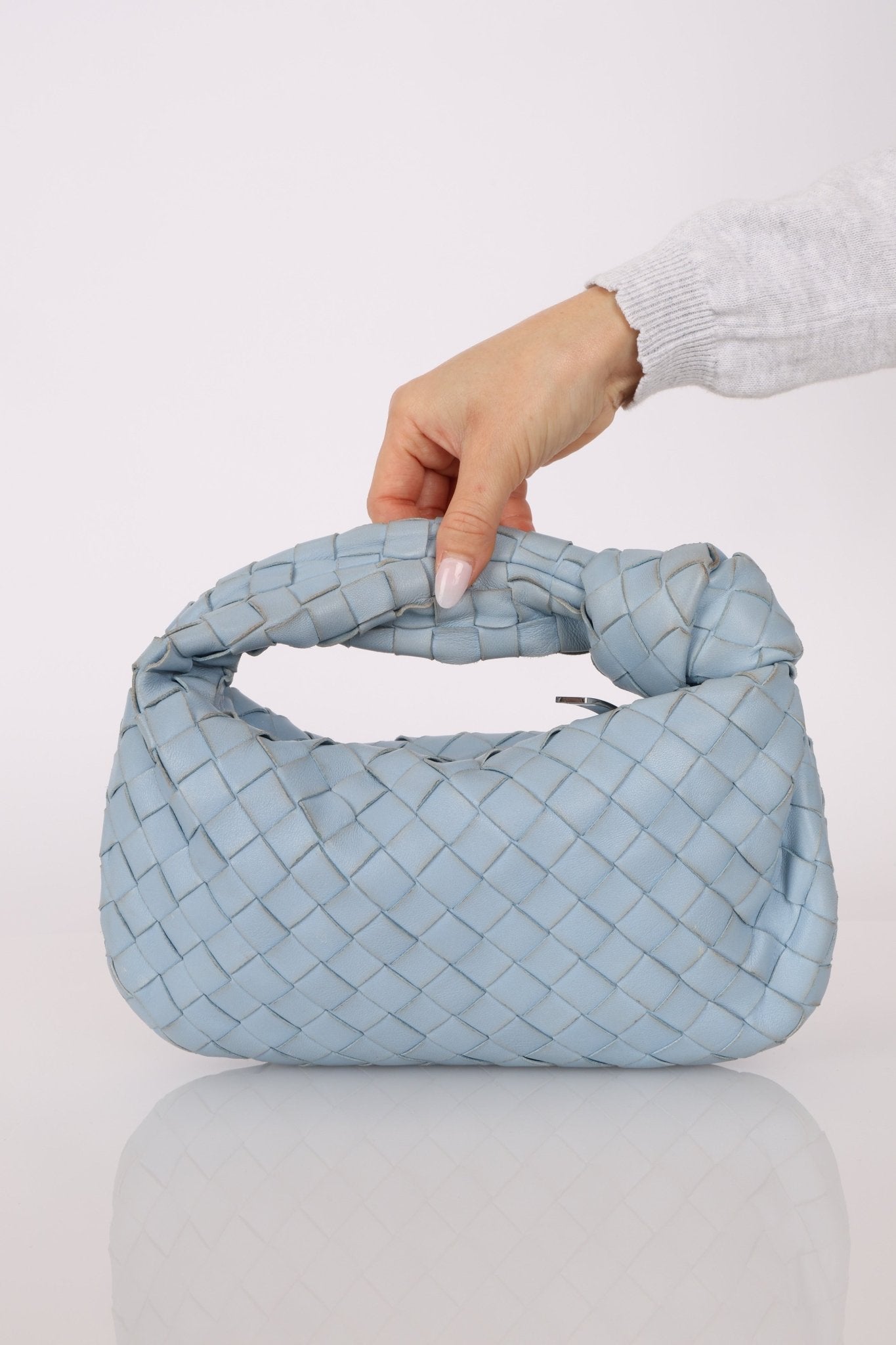 Bottega Veneta Ice Intrecciato Mini Jodie - FashioNica
