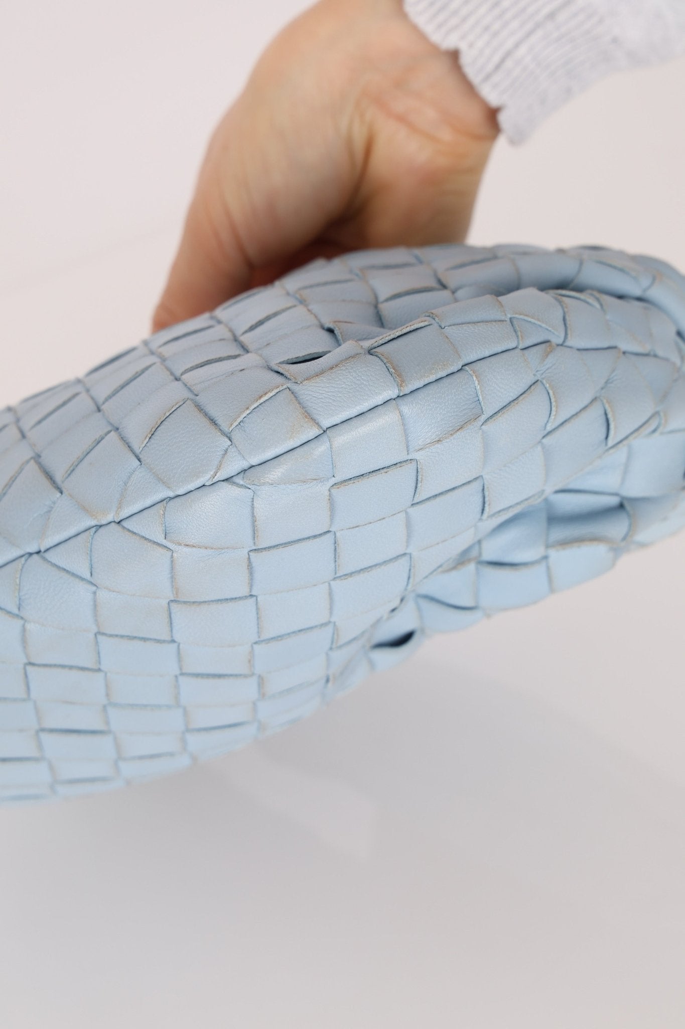 Bottega Veneta Ice Intrecciato Mini Jodie - FashioNica