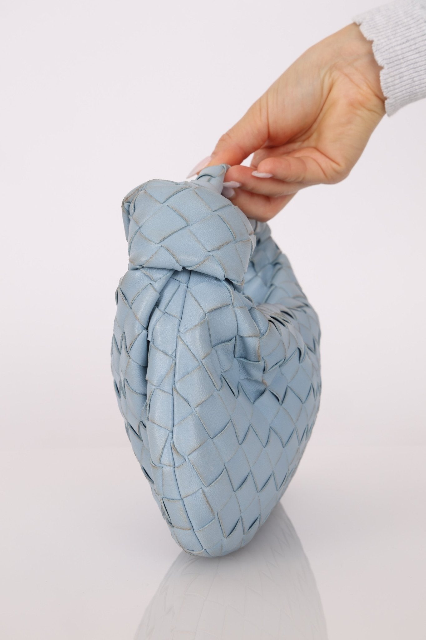 Bottega Veneta Ice Intrecciato Mini Jodie - FashioNica