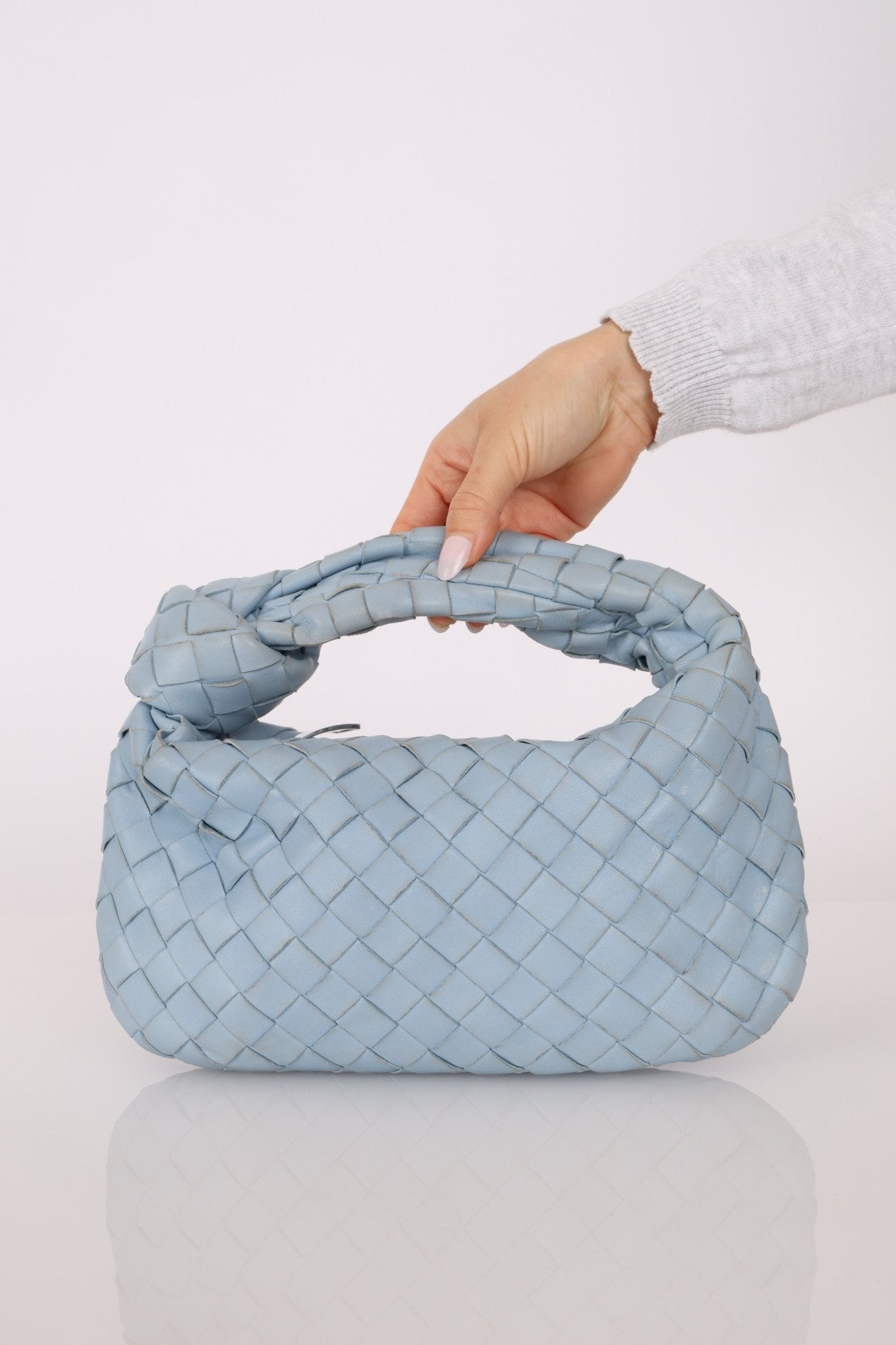 Bottega Veneta Ice Intrecciato Mini Jodie - FashioNica