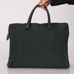 Bottega Veneta Intrecciato Bubble Green Quilted Bag - FashioNica