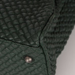 Bottega Veneta Intrecciato Bubble Green Quilted Bag - FashioNica