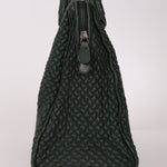 Bottega Veneta Intrecciato Bubble Green Quilted Bag - FashioNica