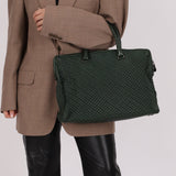 Bottega Veneta Intrecciato Bubble Green Quilted Bag - FashioNica