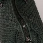 Bottega Veneta Intrecciato Bubble Green Quilted Bag - FashioNica