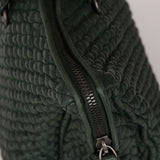 Bottega Veneta Intrecciato Bubble Green Quilted Bag - FashioNica