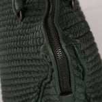 Bottega Veneta Intrecciato Bubble Green Quilted Bag - FashioNica