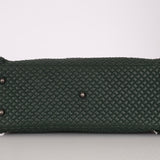 Bottega Veneta Intrecciato Bubble Green Quilted Bag - FashioNica