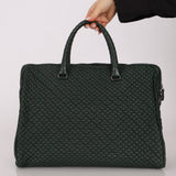 Bottega Veneta Intrecciato Bubble Green Quilted Bag - FashioNica