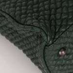 Bottega Veneta Intrecciato Bubble Green Quilted Bag - FashioNica