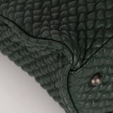 Bottega Veneta Intrecciato Bubble Green Quilted Bag - FashioNica