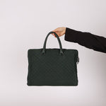 Bottega Veneta Intrecciato Bubble Green Quilted Bag - FashioNica