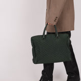 Bottega Veneta Intrecciato Bubble Green Quilted Bag - FashioNica
