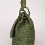 Bottega Veneta Intrecciato Cesta Hobo Flap Bag - FashioNica