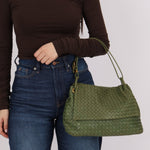 Bottega Veneta Intrecciato Cesta Hobo Flap Bag - FashioNica