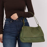 Bottega Veneta Intrecciato Cesta Hobo Flap Bag - FashioNica