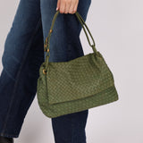 Bottega Veneta Intrecciato Cesta Hobo Flap Bag - FashioNica