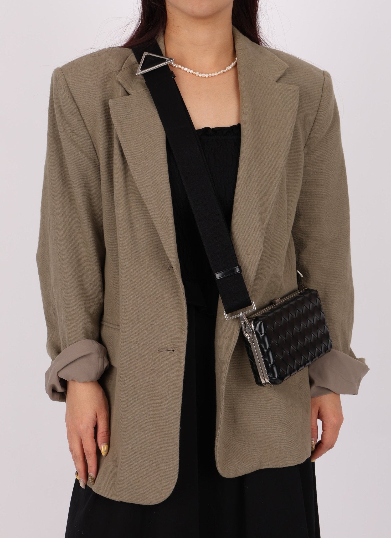 Bottega Veneta Intrecciato Clutch with Strap - FashioNica