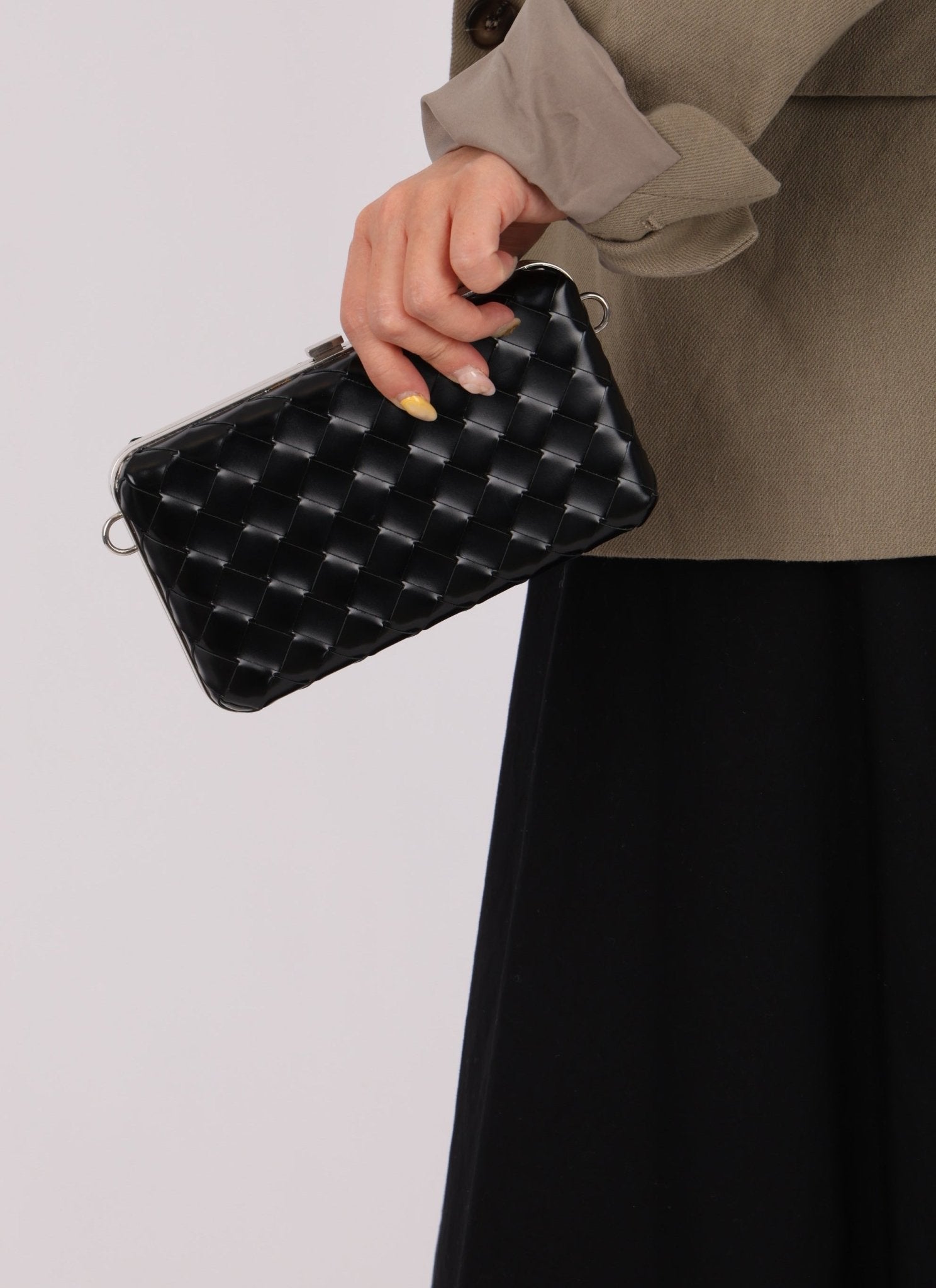 Bottega Veneta Intrecciato Clutch with Strap - FashioNica