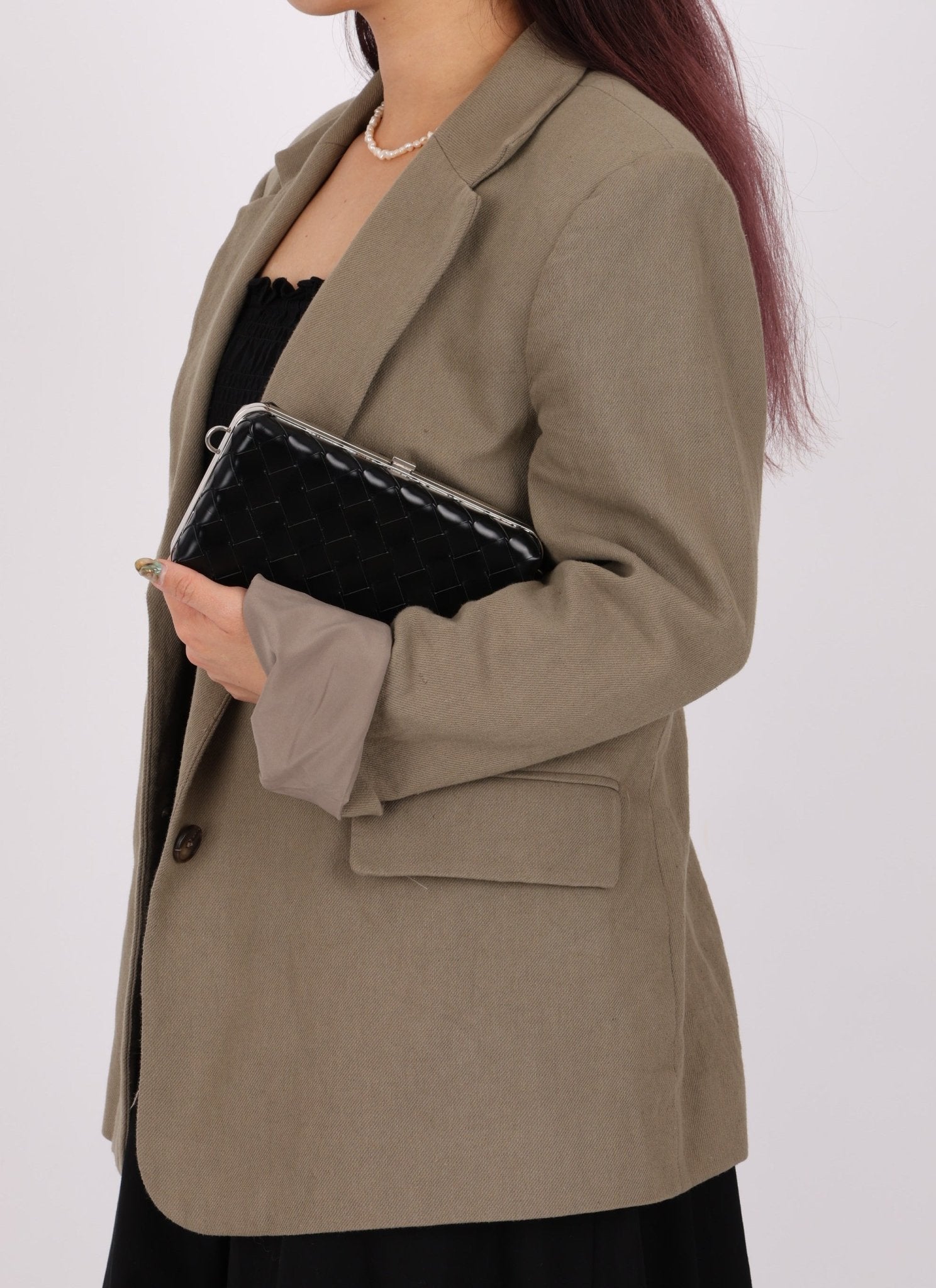 Bottega Veneta Intrecciato Clutch with Strap - FashioNica