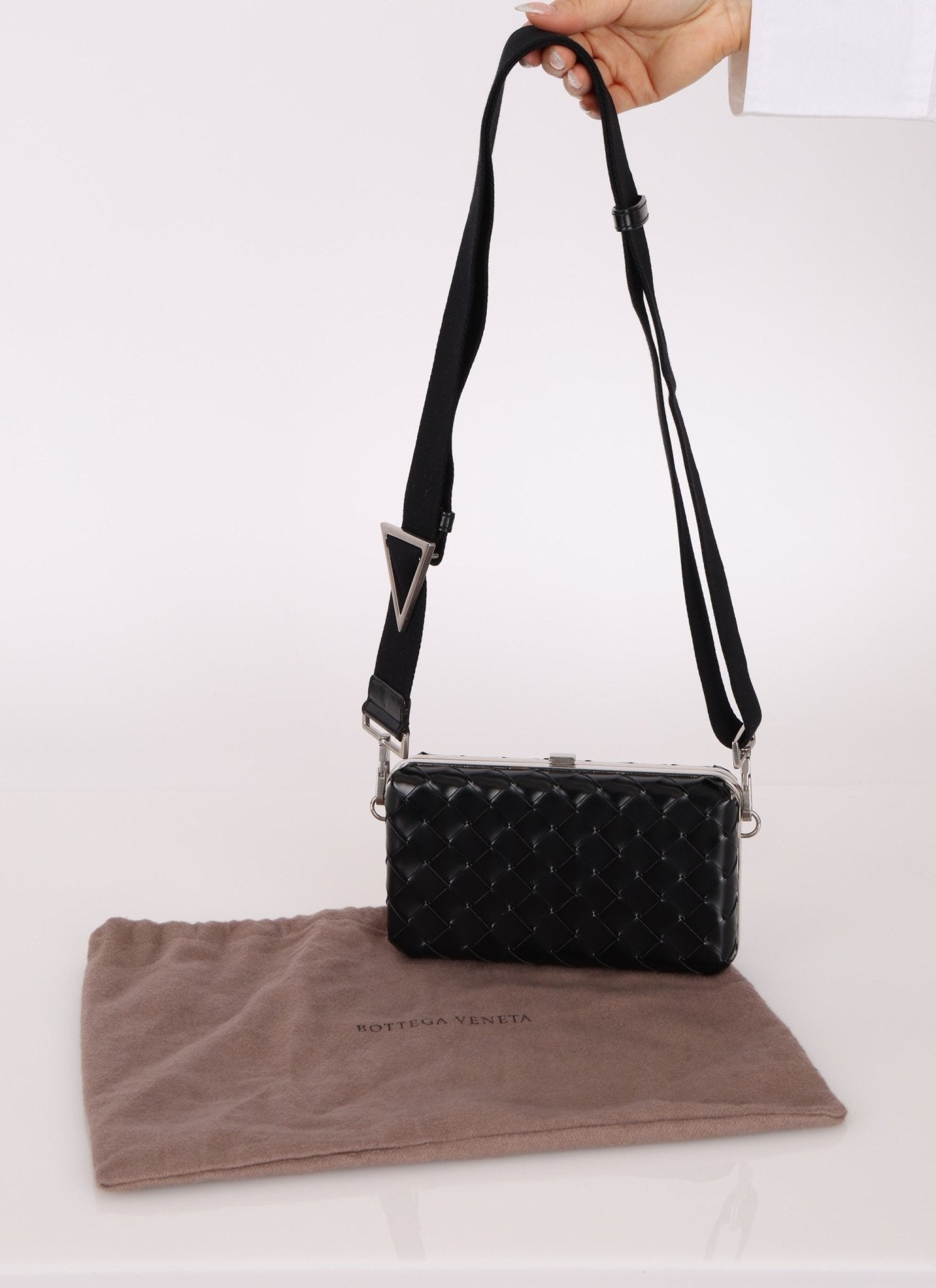 Bottega Veneta Intrecciato Clutch with Strap - FashioNica