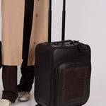 Bottega Veneta Intrecciato Cuir & Crocodile Carry On Suitcase - FashioNica
