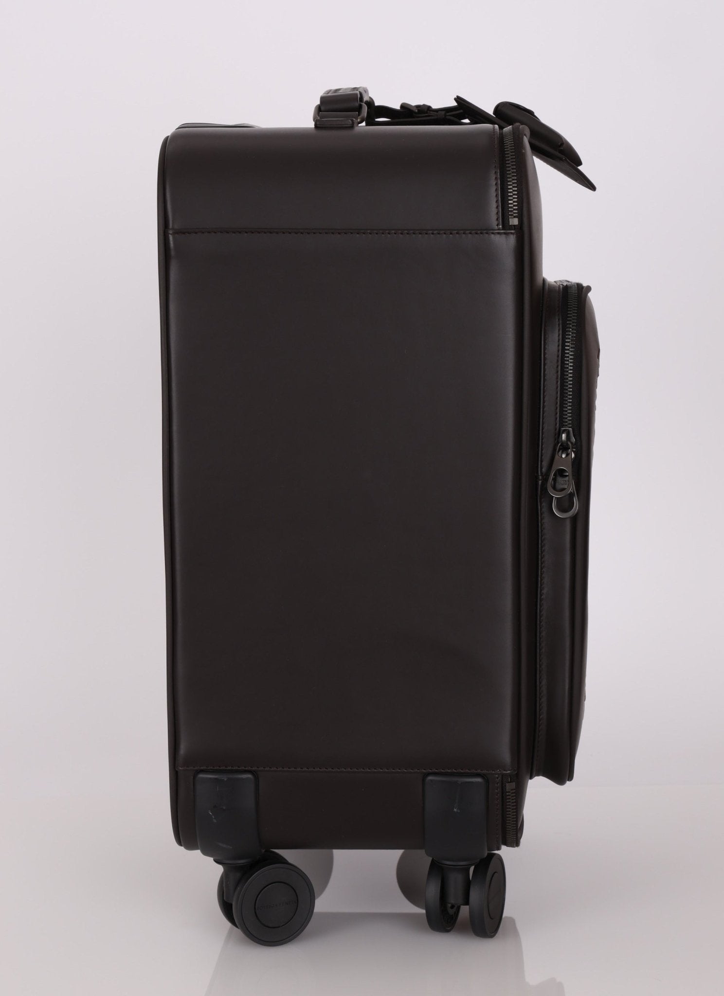 Bottega Veneta Intrecciato Cuir & Crocodile Carry On Suitcase - FashioNica