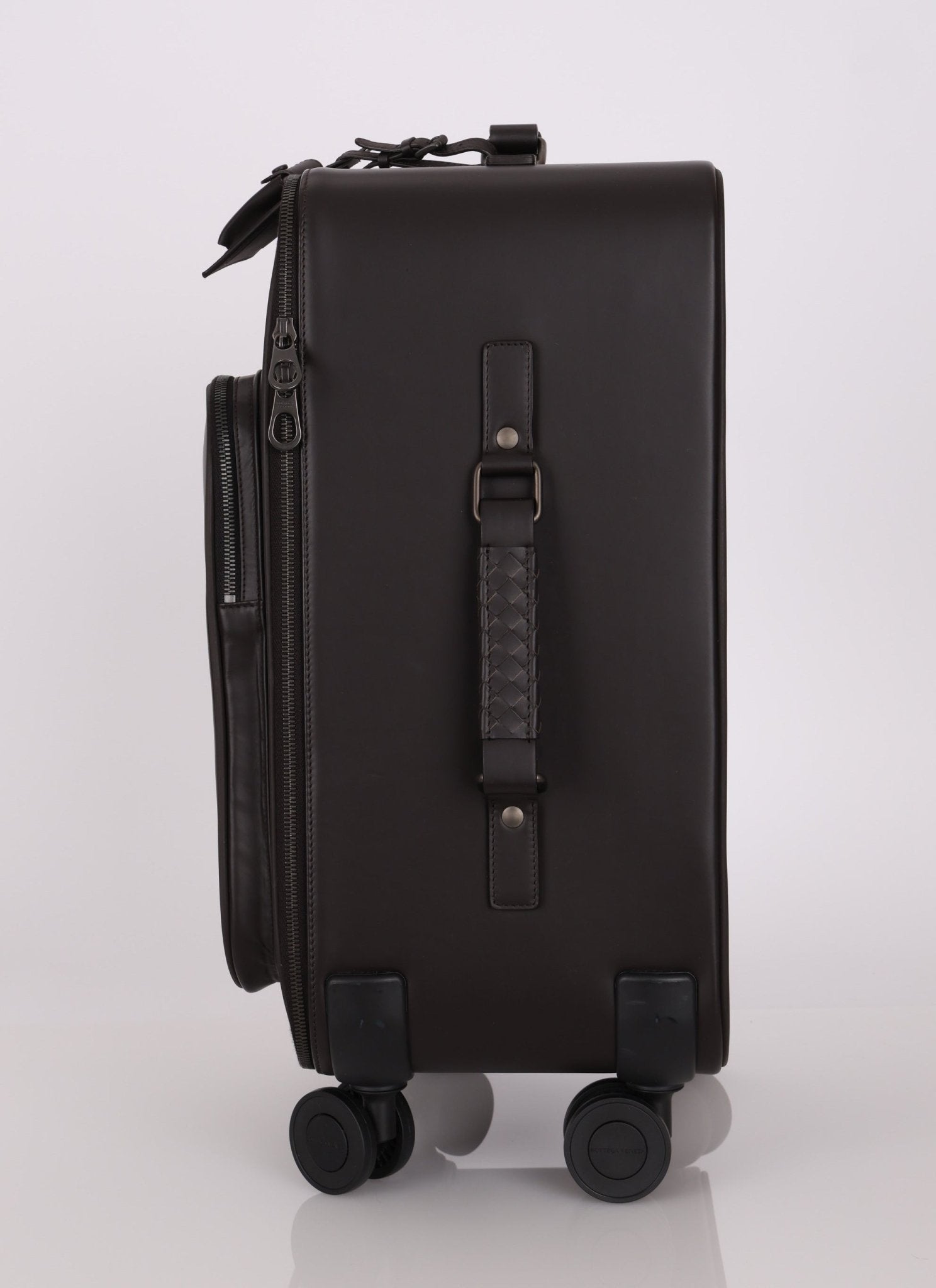 Bottega Veneta Intrecciato Cuir & Crocodile Carry On Suitcase - FashioNica