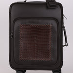 Bottega Veneta Intrecciato Cuir & Crocodile Carry On Suitcase - FashioNica