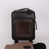 Bottega Veneta Intrecciato Cuir & Crocodile Carry On Suitcase - FashioNica