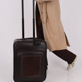 Bottega Veneta Intrecciato Cuir & Crocodile Carry On Suitcase - FashioNica