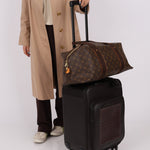 Bottega Veneta Intrecciato Cuir & Crocodile Carry On Suitcase - FashioNica