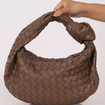 Bottega Veneta Intrecciato Dark Taupe Teen Jodie - FashioNica