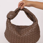 Bottega Veneta Intrecciato Dark Taupe Teen Jodie - FashioNica