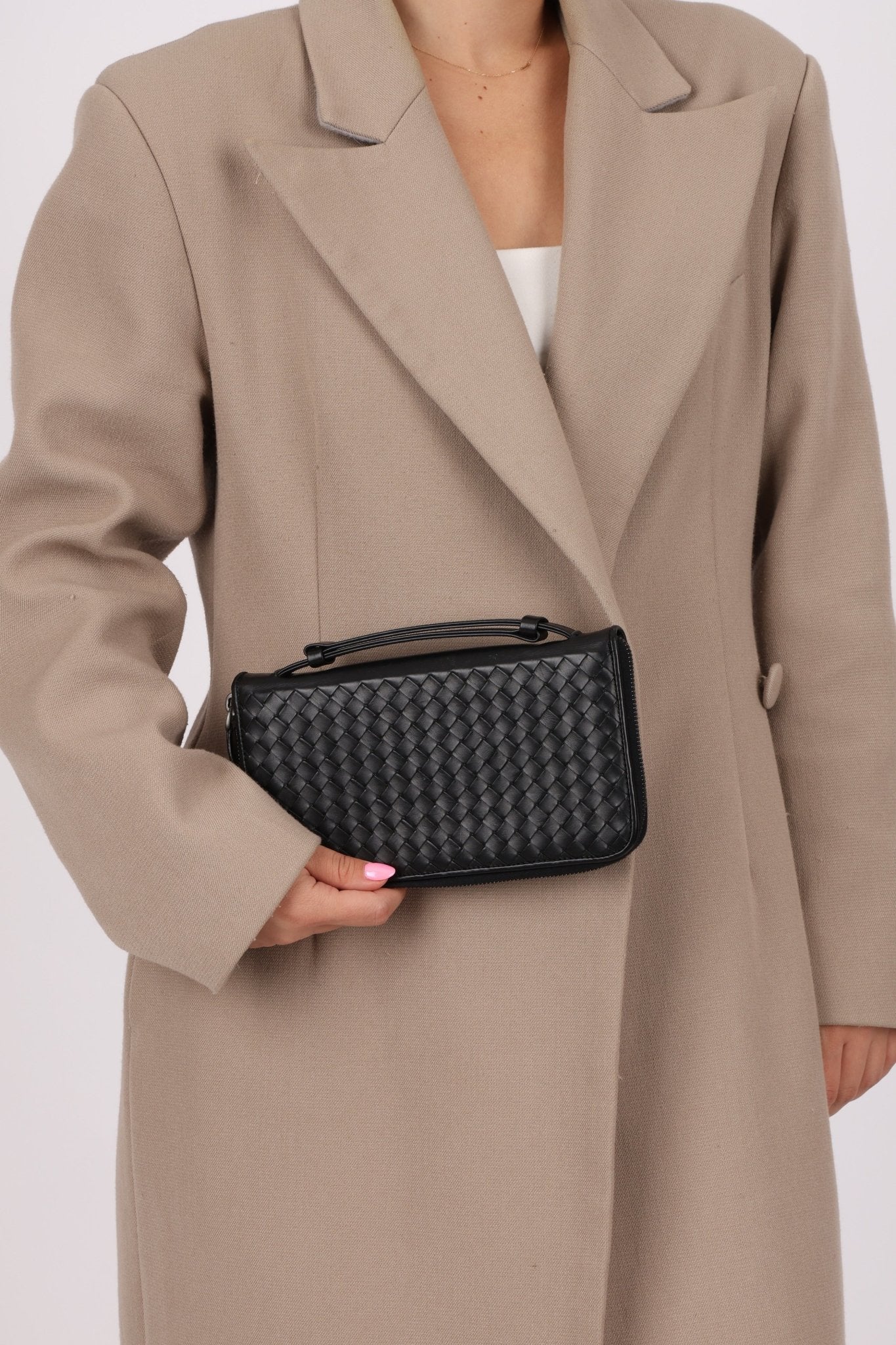 Bottega Veneta Intrecciato Long Wallet on Strap - FashioNica