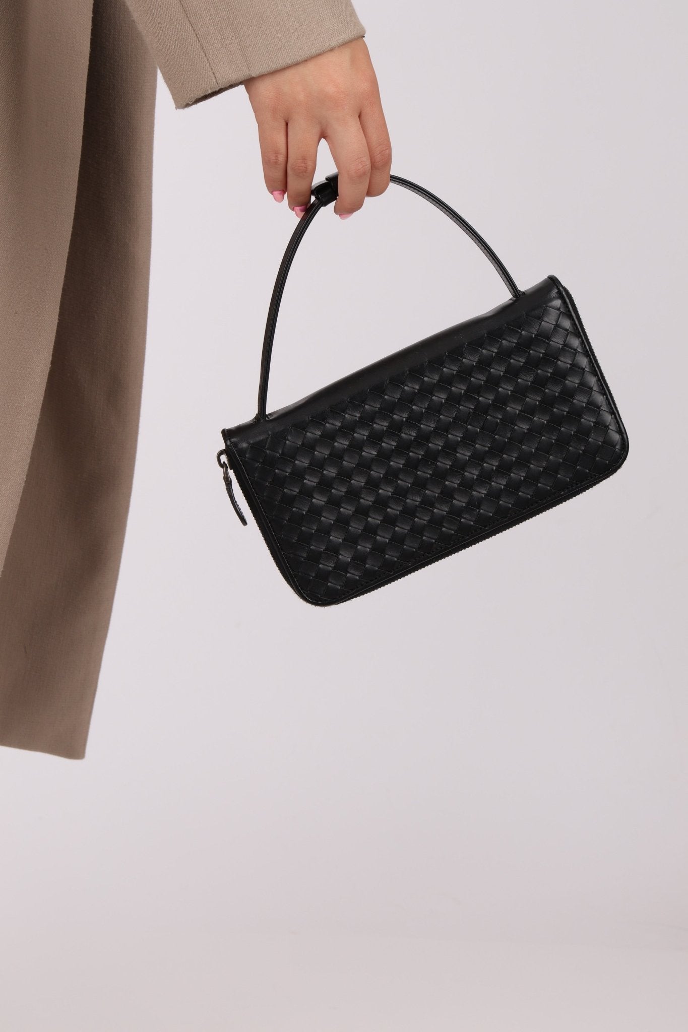 Bottega Veneta Intrecciato Long Wallet on Strap - FashioNica