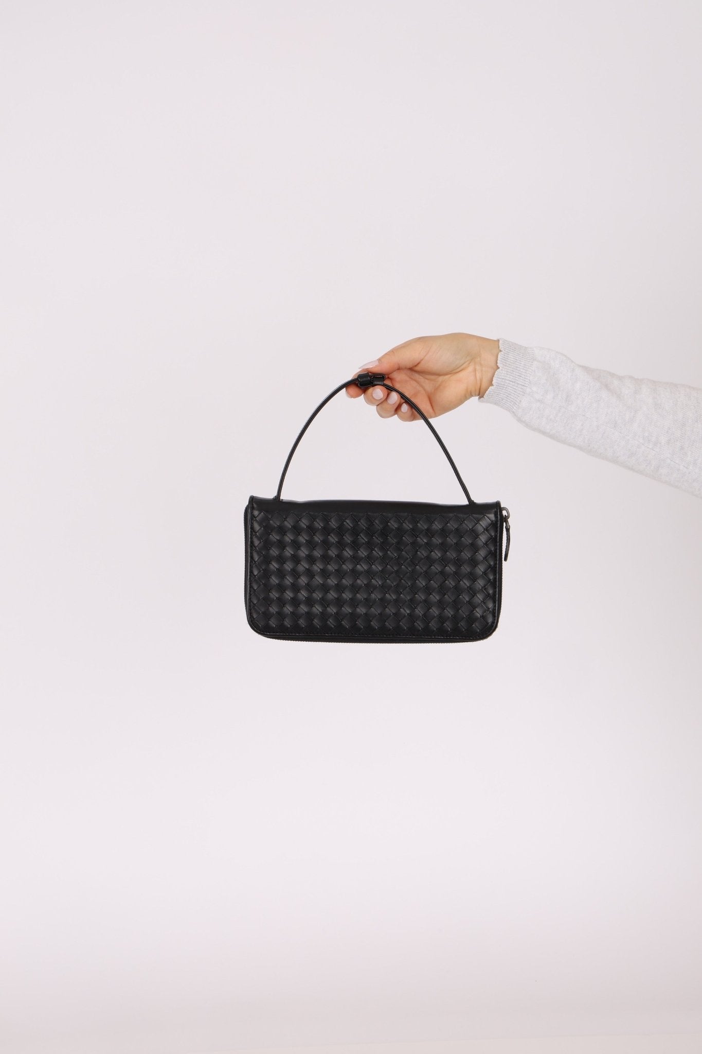 Bottega Veneta Intrecciato Long Wallet on Strap - FashioNica