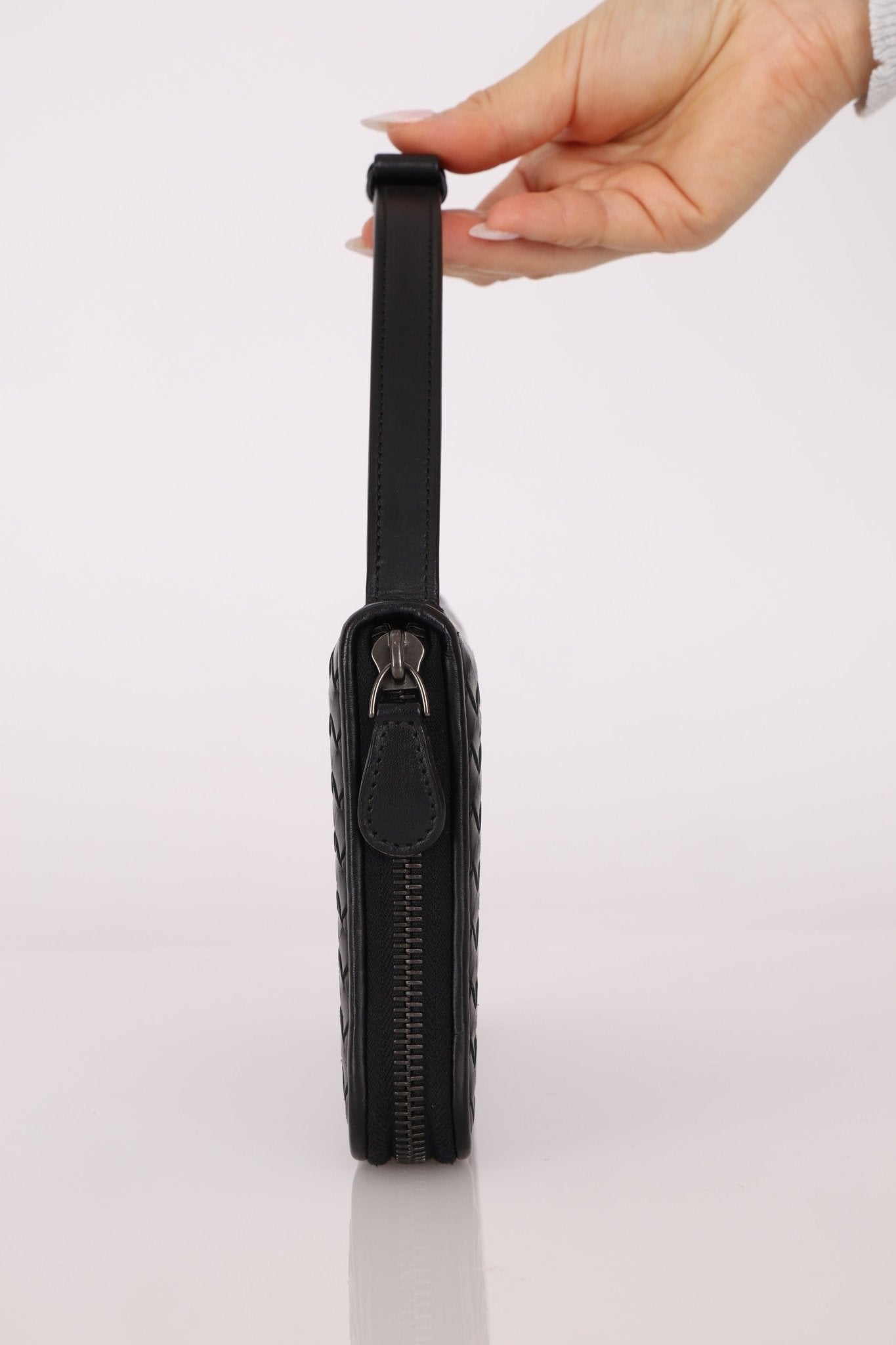 Bottega Veneta Intrecciato Long Wallet on Strap - FashioNica