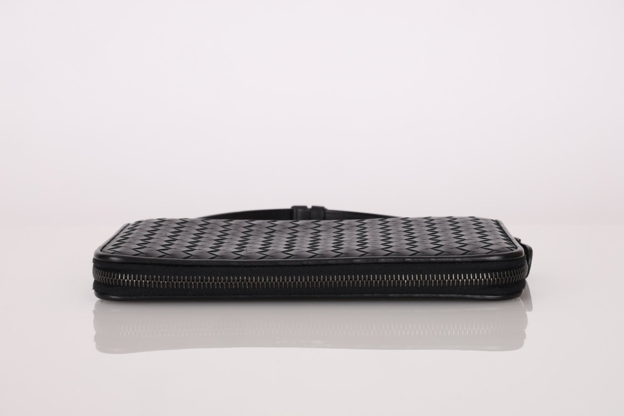 Bottega Veneta Intrecciato Long Wallet on Strap - FashioNica