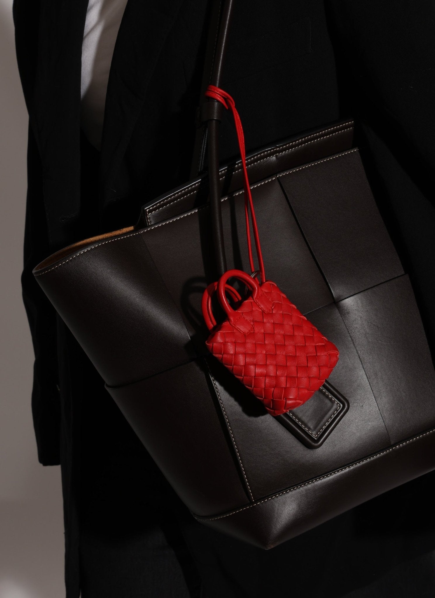 Bottega Veneta Intrecciato Micro Tote Charm - FashioNica