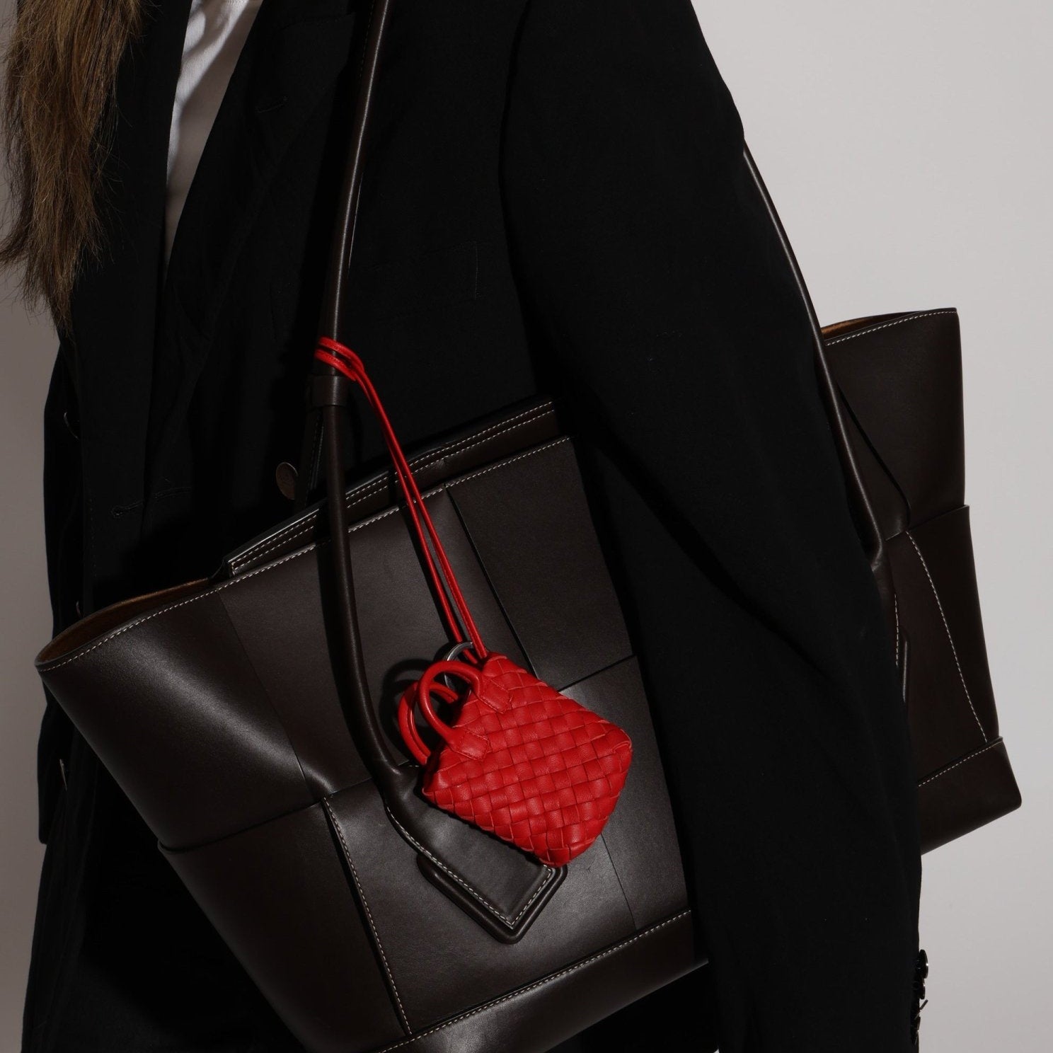 Bottega Veneta Intrecciato Micro Tote Charm - FashioNica