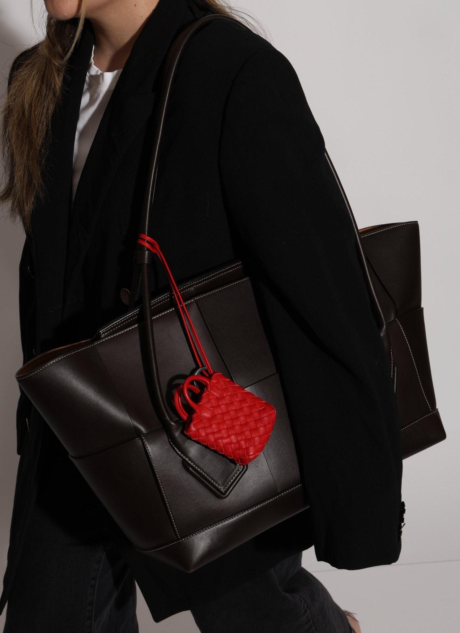 Bottega Veneta Intrecciato Micro Tote Charm - FashioNica