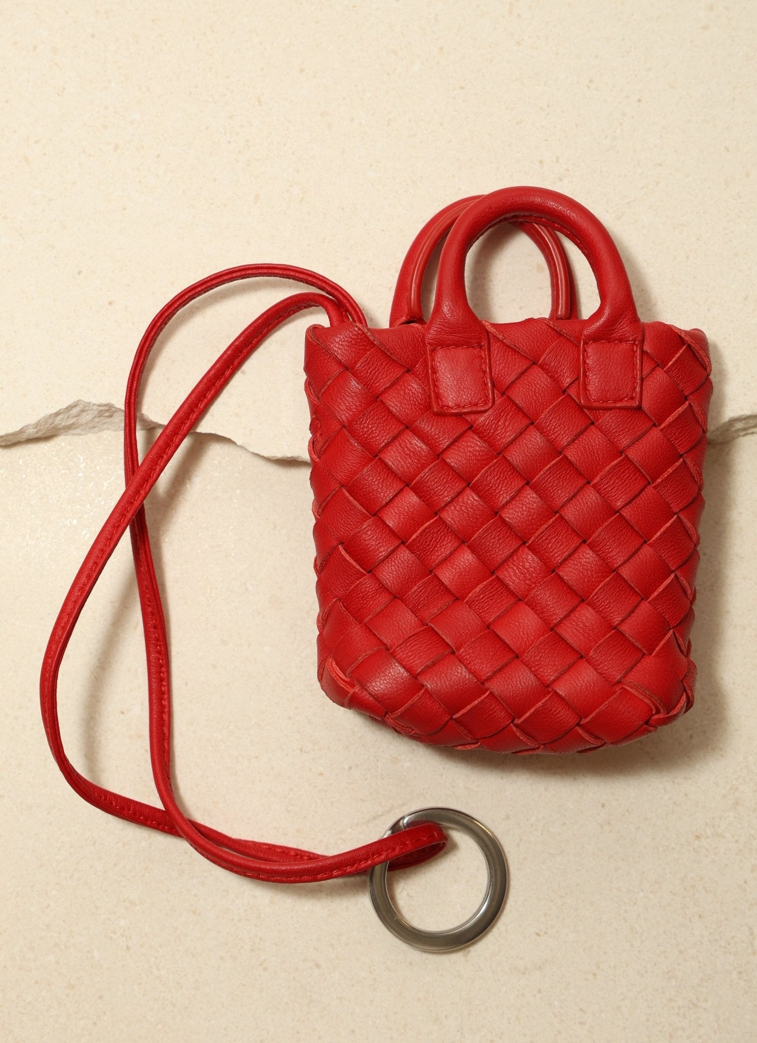 Bottega Veneta Intrecciato Micro Tote Charm - FashioNica